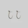 CLASSICS OPHIDIA. Mini Serpent Earrings - Silver