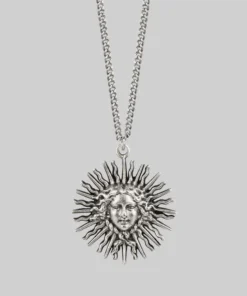 End Of Line Necklaces & Chains SOL INVICTUS. Sun Goddess Necklace - Silver