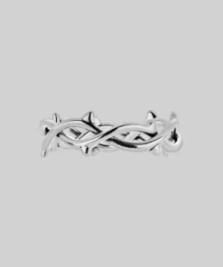 SS22 REVIVAL. Thorn Band Ring - Silver