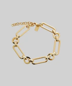 SS22 MELODY. Oval Chain Bracelet - Gold Bracelets
