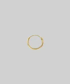 End Of Line 9K Gold Hoops - 11mm