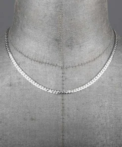 CLASSICS Necklaces & Chains Medium Snake Chain Collar - Silver