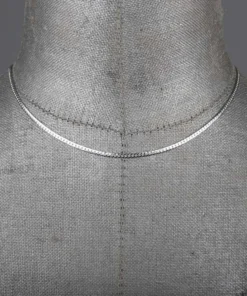 CLASSICS Fine Snake Chain Collar - Silver