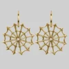 CLASSICS DOLORES. Web Statement Hoop Earrings - Gold