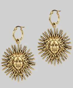 End Of Line SOL INVICTUS. Sun Goddess Earrings - Gold