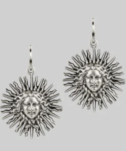 End Of Line SOL INVICTUS. Sun Goddess Earrings - Silver