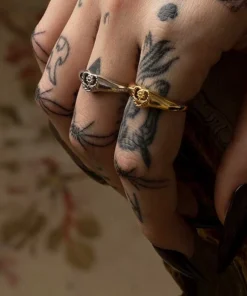 CLASSICS APRIL. Sunflower Heart Ring - Silver