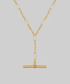 End Of Line Necklaces & Chains The T-Bar Chain - Gold