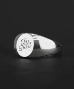 CLASSICS TILL DEATH. Promise Signet Ring Promise Rings