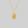 CLASSICS TILL DEATH. Promise Medallion Pendant Necklace - Gold