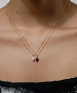 SS22 Yin & Yang Gemstone Necklaces - Gold Necklaces & Chains