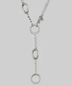 CLASSICS AGNES. Chunky Clasp Necklace - Silver