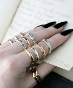 CLASSICS This Too Shall Pass Posie Ring - Gold