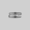 End Of Line AWAKEN. Feather Wrap Silver Ring Rings