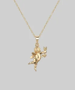CLASSICS Cupid & Psyche Lovers Layering Necklace - Gold Necklaces & Chains