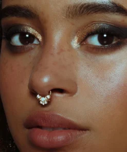 CLASSICS Earrings MOONDANCE. Moon Silver Clicker Ring - Septum 9 CLASSICS Earrings MOONDANCE. Moon Silver Clicker Ring - Septum