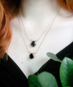 CLASSICS Necklaces & Chains BITTERSWEET. Double Serpent Onyx Necklace - Silver 7 CLASSICS Necklaces & Chains BITTERSWEET. Double Serpent Onyx Necklace - Silver