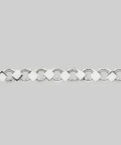 End Of Line Necklaces & Chains LUCIAN. Box Chain Choker - Silver