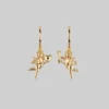 CLASSICS Cupid & Psyche Lovers Hoop Earrings - Gold