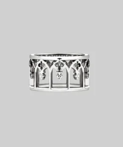 CLASSICS NOIR. Gothic Arches Ring - Silver Rings