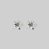 CLASSICS ISLA. Clemetis Flower Stud Earrings - Silver