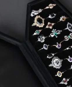 CLASSICS The Black Velvet Coffin Ring Case
