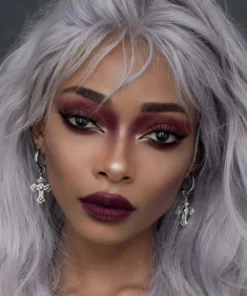 CLASSICS EVA. Cut Out Cross Earrings - Gold