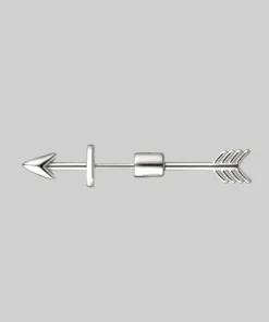 CLASSICS Earrings TOKEN. Heart & Arrow Single Earring - Silver
