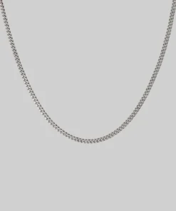 End Of Line Unisex Curb Chain - Silver Necklaces & Chains