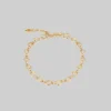 AW21 LARIA. Delicate Oval Link Chain Bracelet - Gold Bracelets
