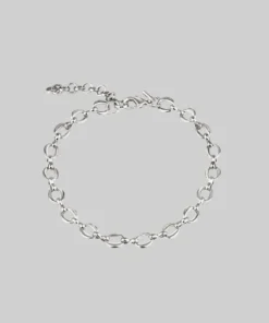 AW21 LARIA. Delicate Oval Link Chain Bracelet - Silver Bracelets