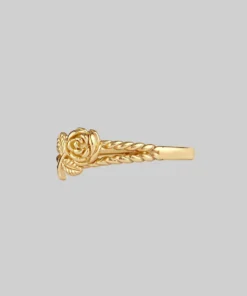 CLASSICS DEAREST. Rose Stem Twisted Ring - Gold