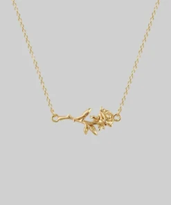 regalrose outlet shop 13 CLASSICS AMOR. Rose Stem Necklace - Gold