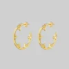 AW21 ATONE. Gothic Window Hoop Earrings - Gold