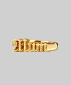 CLASSICS Rings Mum Word Ring - Gold