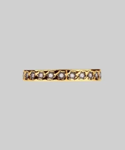 CLASSICS COUNTING STARS. Cubic Zirconia Gold Star Ring