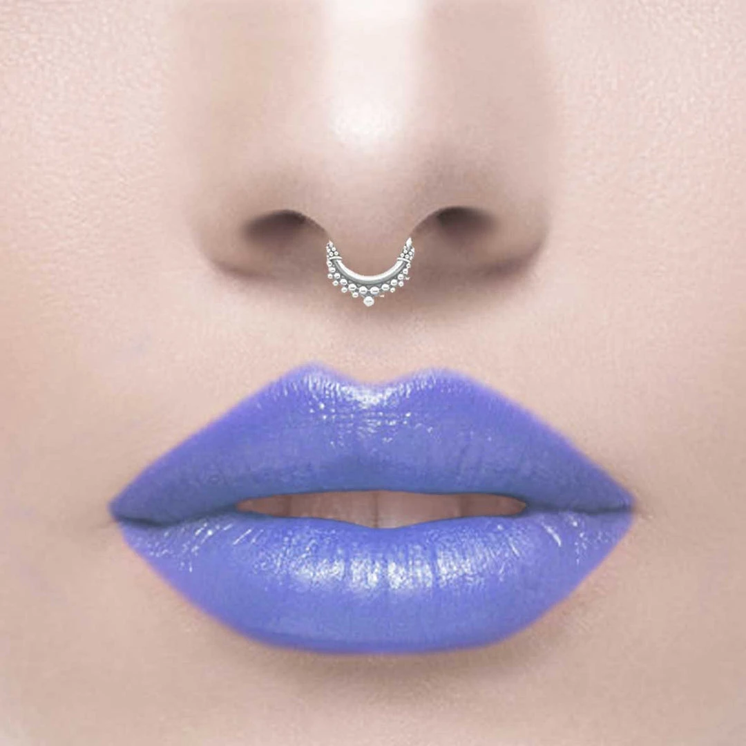 End Of Line Septum Rings ANNORA EXTRA MINI. Silver Tibetan Septum Ring - Piercing 2 End Of Line Septum Rings ANNORA EXTRA MINI. Silver Tibetan Septum Ring - Piercing