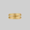 End Of Line AWAKEN. Feather Wrap Gold Ring