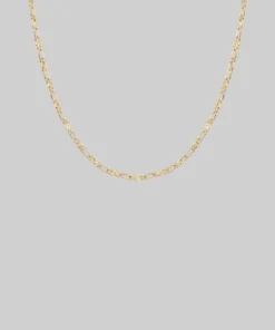 CLASSICS Necklaces & Chains FAYE. Figaro Sunburst Chain - Gold