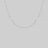 CLASSICS FAYE. Figaro Sunburst Chain - Silver