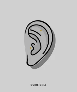 AW21 RHAPSODY. Dagger Through Rose Stud Earring - Silver