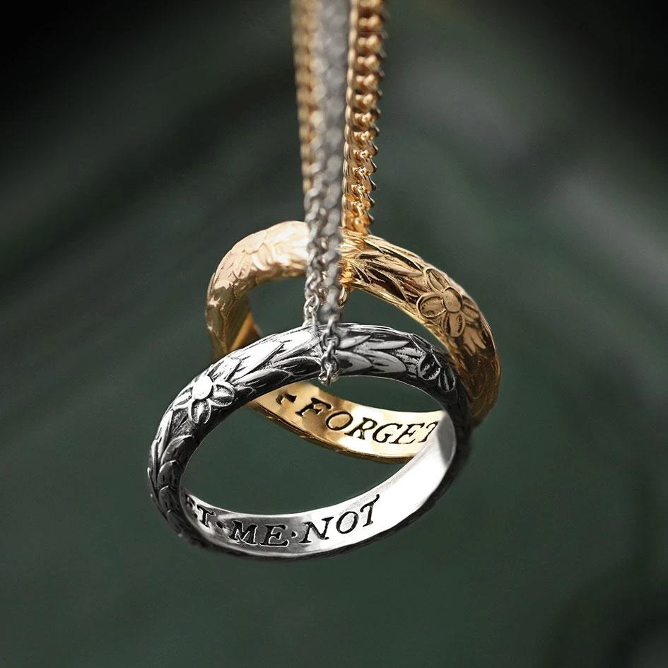 CLASSICS Forget Me Not Posie Ring - Silver Rings 3 CLASSICS Forget Me Not Posie Ring - Silver Rings