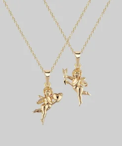 CLASSICS Cupid & Psyche Lovers Layering Necklace - Gold Necklaces & Chains