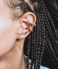 End Of Line ORBIT. Chunky Conch Ear Cuff - Silver