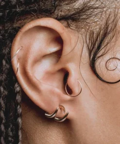 CLASSICS FAWN 3. Three Claw Talon Earrings - Gold