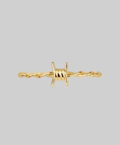 CLASSICS SURVIVAL. Symbolic Barbed Wire Ring - Gold Rings