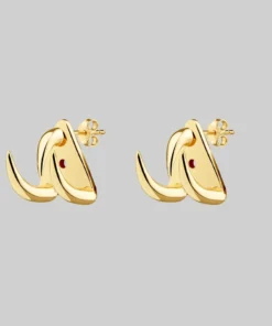 CLASSICS FAWN 3. Three Claw Talon Earrings - Gold