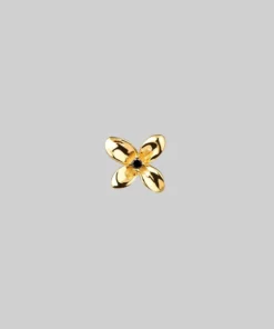 CLASSICS ISLA. Clematis Flower Stud Earring - Gold