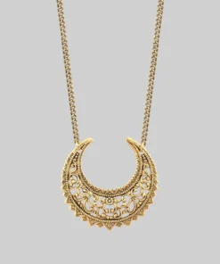 End Of Line Necklaces & Chains EASTERN CRESCENT. Gold Necklace