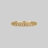 CLASSICS Rings EAST. Dotted Band Ring - Gold
